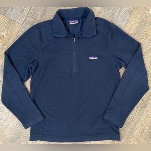 Patagonia XS Micro D 1/4 Zip Fleece Blue Pullover Quarter Zip Sweater Gorpcore